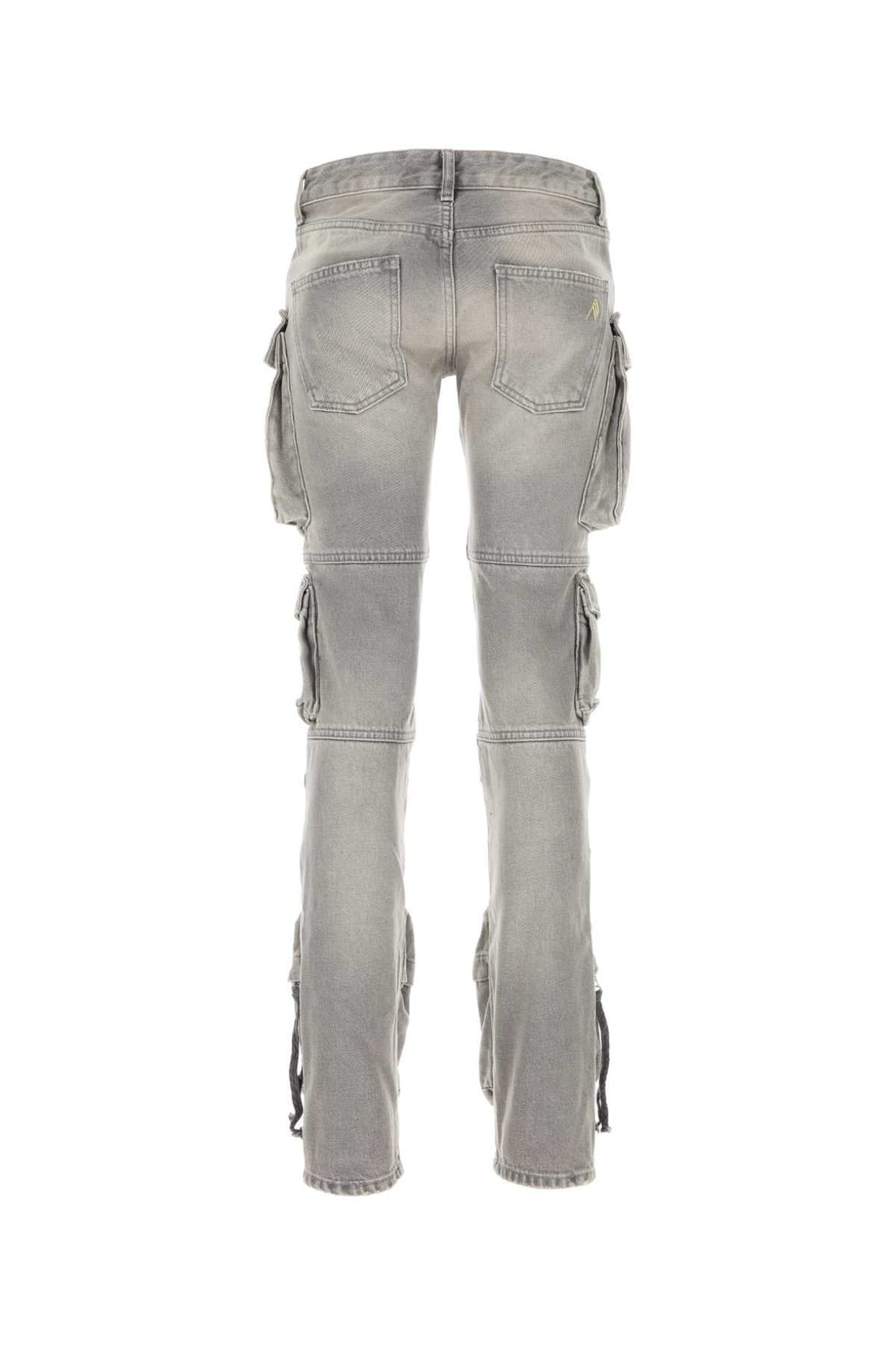 The Attico Women Grey Denim Jeans by Luosophy