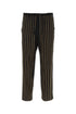 Dries Van Noten Men Black Viscose Blend Pant by Luosophy