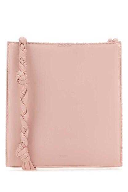 Jil Sander Women Pink Leather Tangle Shoulder Bag by Luosophy