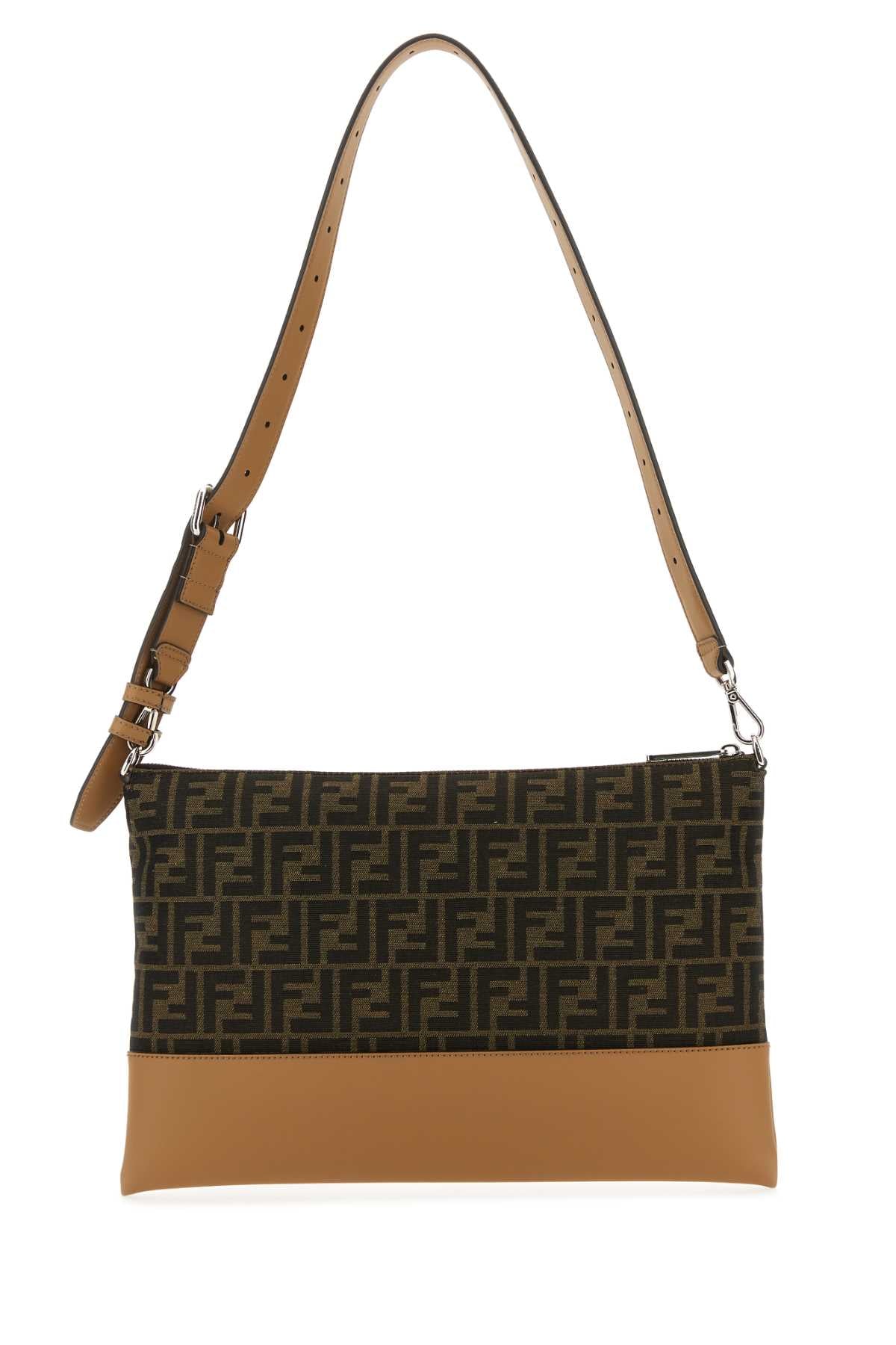 Fendi Men Embroidered Jacquard Crossbody Bag by Luosophy