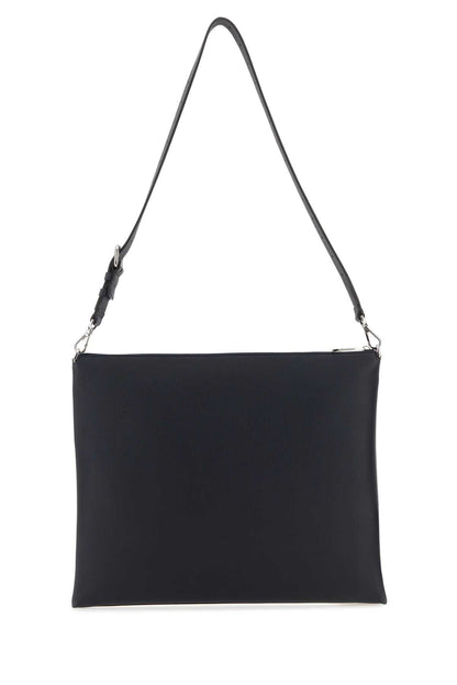 Fendi Men Midnight Blue Leather Fendi After Fendi Roma Shoulder Bag by Luosophy
