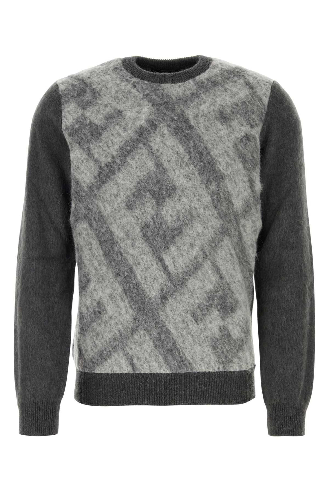Fendi Men Embroidered Wool Blend Sweater by Luosophy
