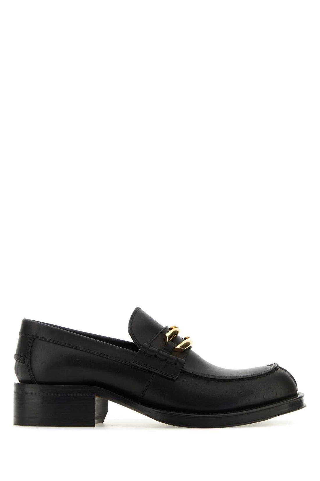 Lanvin Women Black Leather Medley Loafers by Luosophy