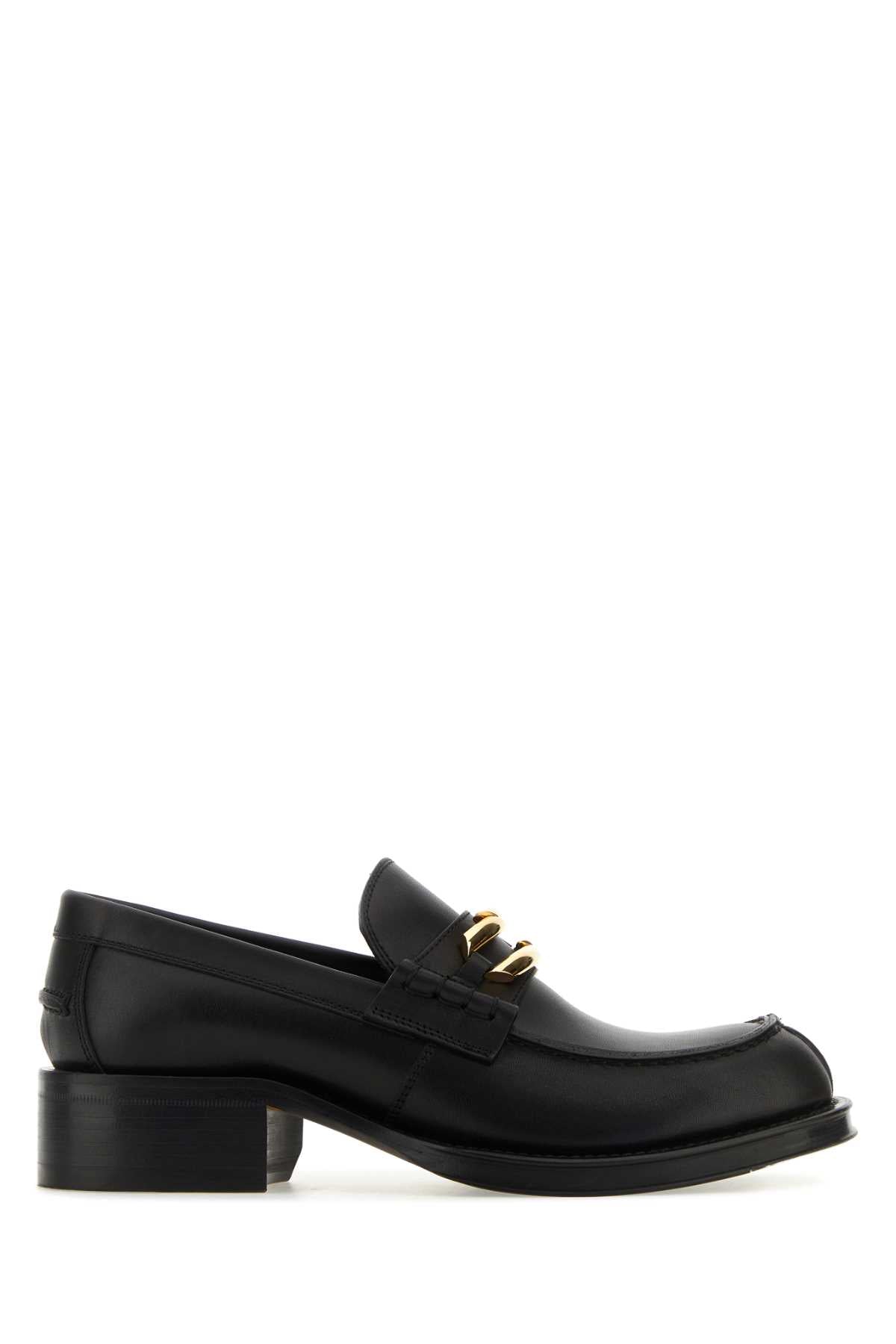 Lanvin Women Black Leather Medley Loafers by Luosophy