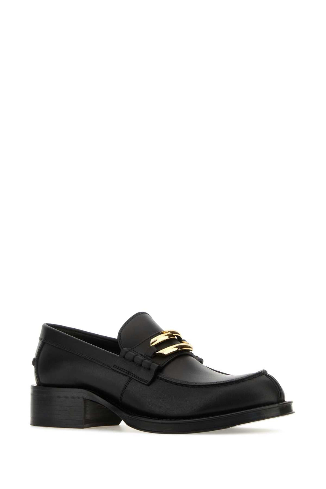 Lanvin Women Black Leather Medley Loafers by Luosophy