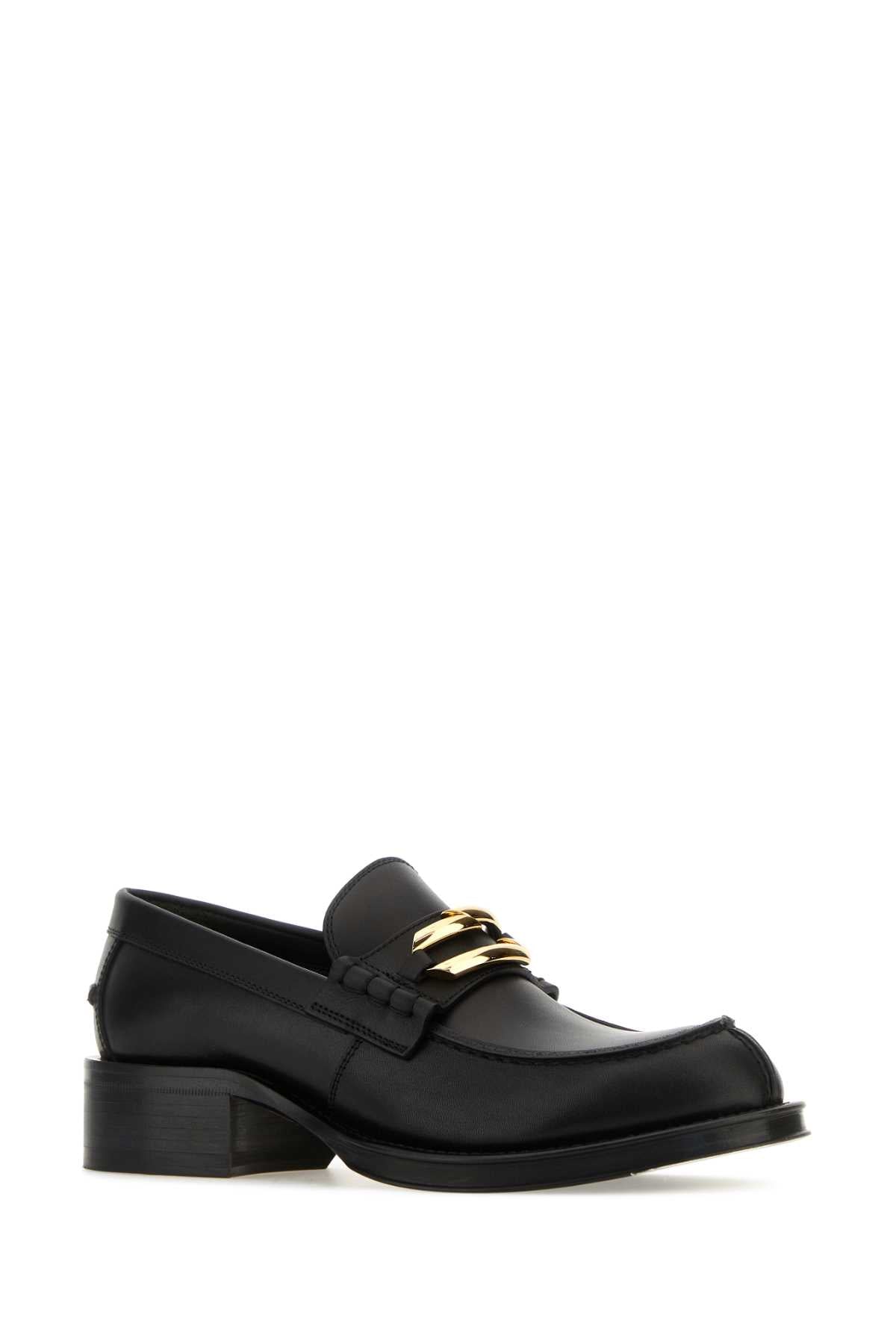 Lanvin Women Black Leather Medley Loafers by Luosophy