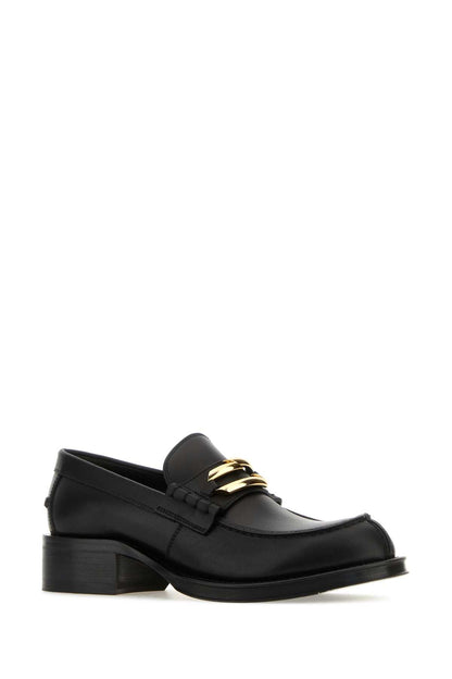 Lanvin Women Black Leather Medley Loafers by Luosophy