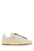 Lanvin Women Chalk Suede Lite Curb Sneakers by Luosophy