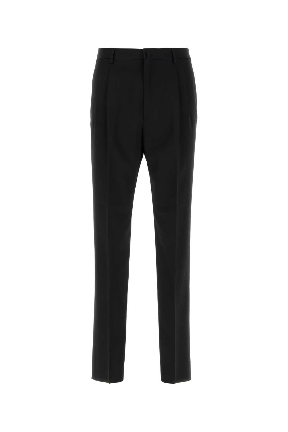 Lanvin Men Black Wool Pant by Luosophy