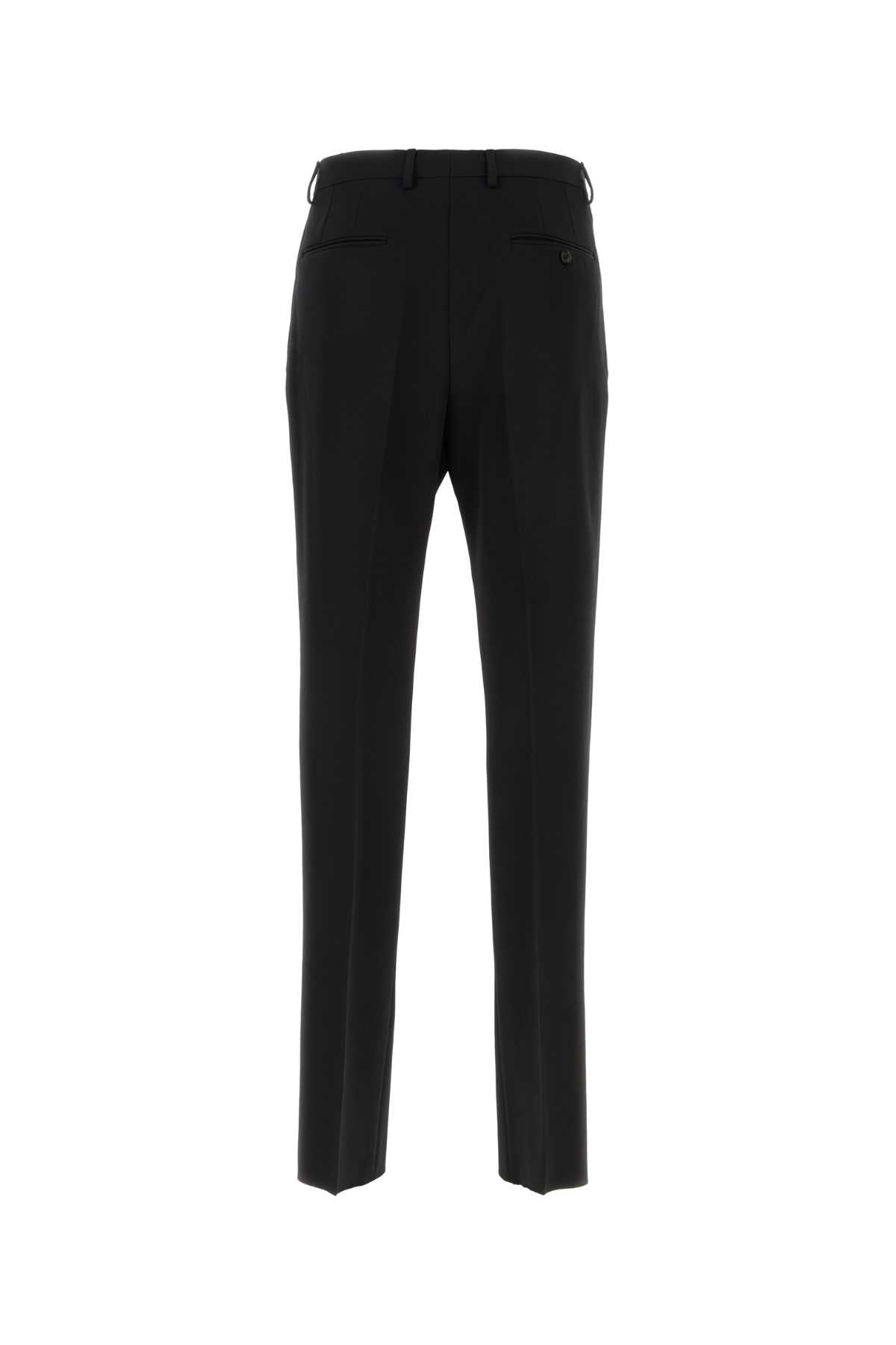 Lanvin Men Black Wool Pant by Luosophy