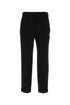 Balmain Men Black Wool Pant by Luosophy