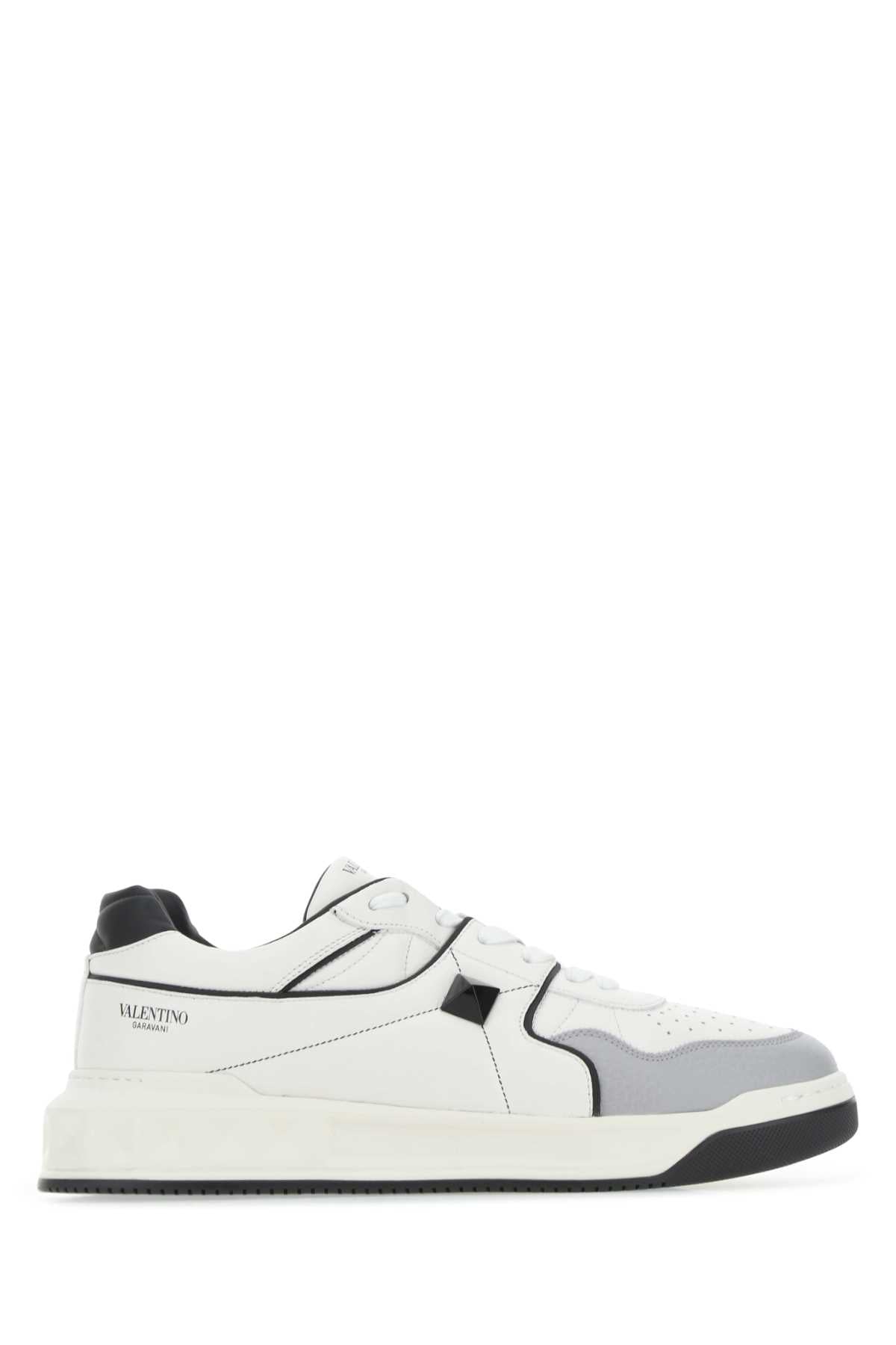 Valentino Garavani Men Multicolor Nappa Leather One Stud Sneakers by Luosophy
