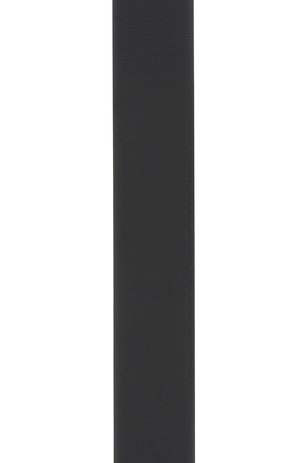 Valentino Garavani Men Black Leather Vlogo Signature Belt by Luosophy