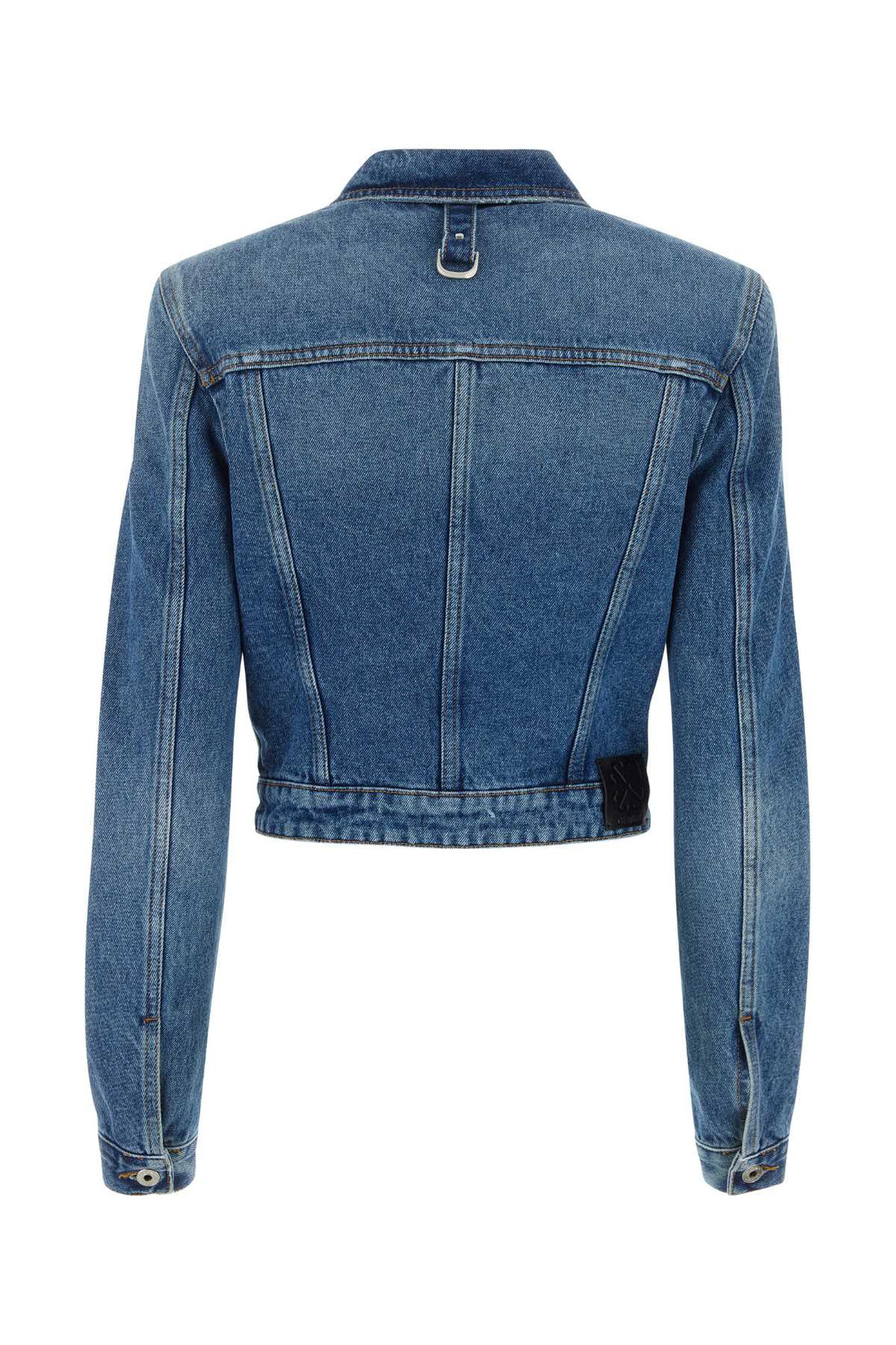 Off White Women Denim Blazer by Luosophy