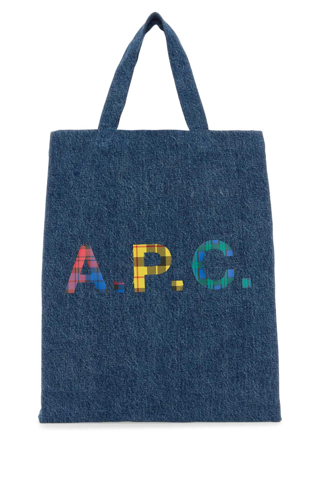 A.P.C. Women Denim Mini Lou Shopping Bag by Luosophy