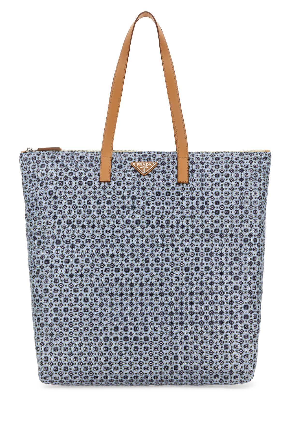 Prada Men Printed Re-Nylon Shopping Bag by Luosophy