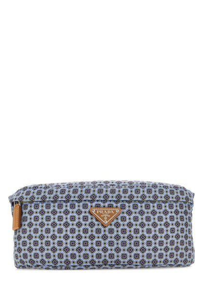 Prada Men Printed Re-Nylon Belt Bag by Luosophy