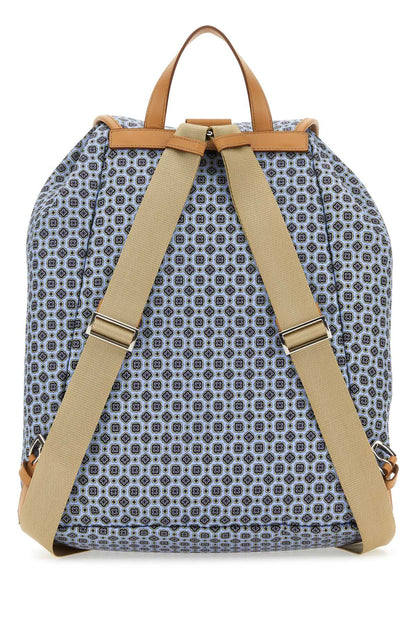 Prada Men Printed Re-Nylon Backpack by Luosophy