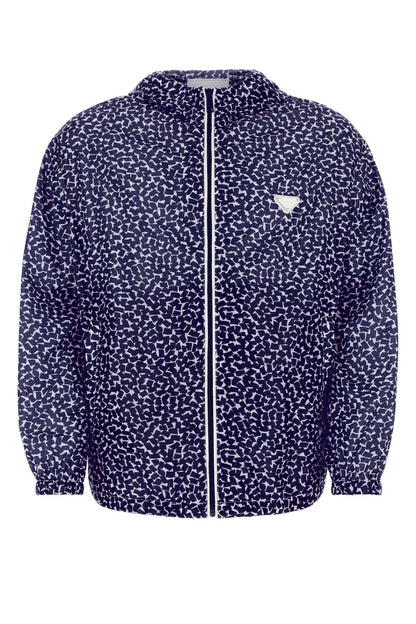 Prada Men Printed Re-Nylon Windbreaker by Luosophy