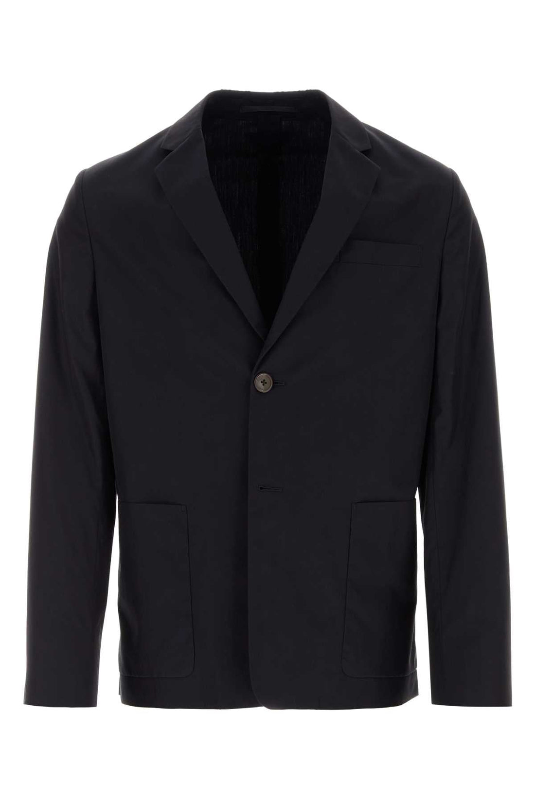Prada Men Midnight Blue Cotton Blazer by Luosophy