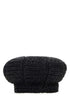 Prada Women Black Rafia Baker Boy Hat by Luosophy