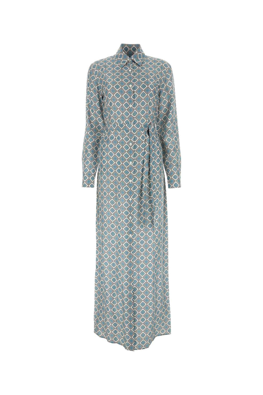 Prada Women Printed Silk Shirt Dress by Luosophy