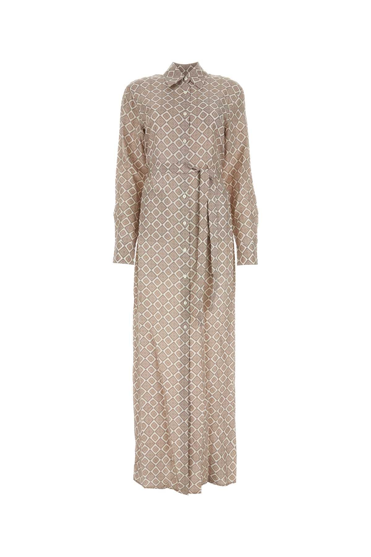 Prada Women Printed Silk Shirt Dress by Luosophy