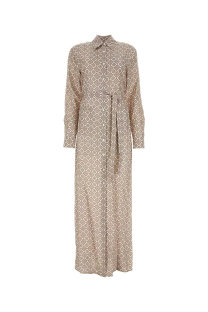Prada Women Printed Silk Shirt Dress by Luosophy