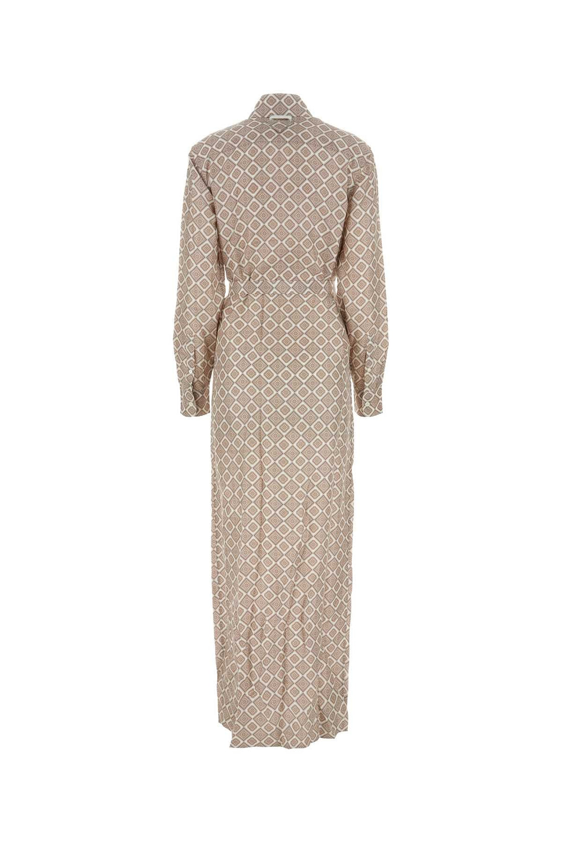 Prada Women Printed Silk Shirt Dress