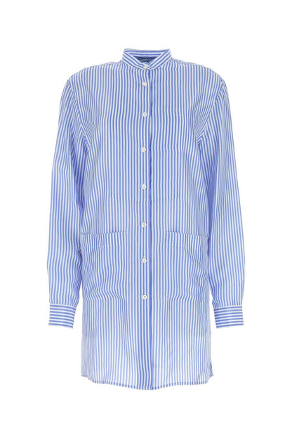 Prada Women Printed Silk Shirt 