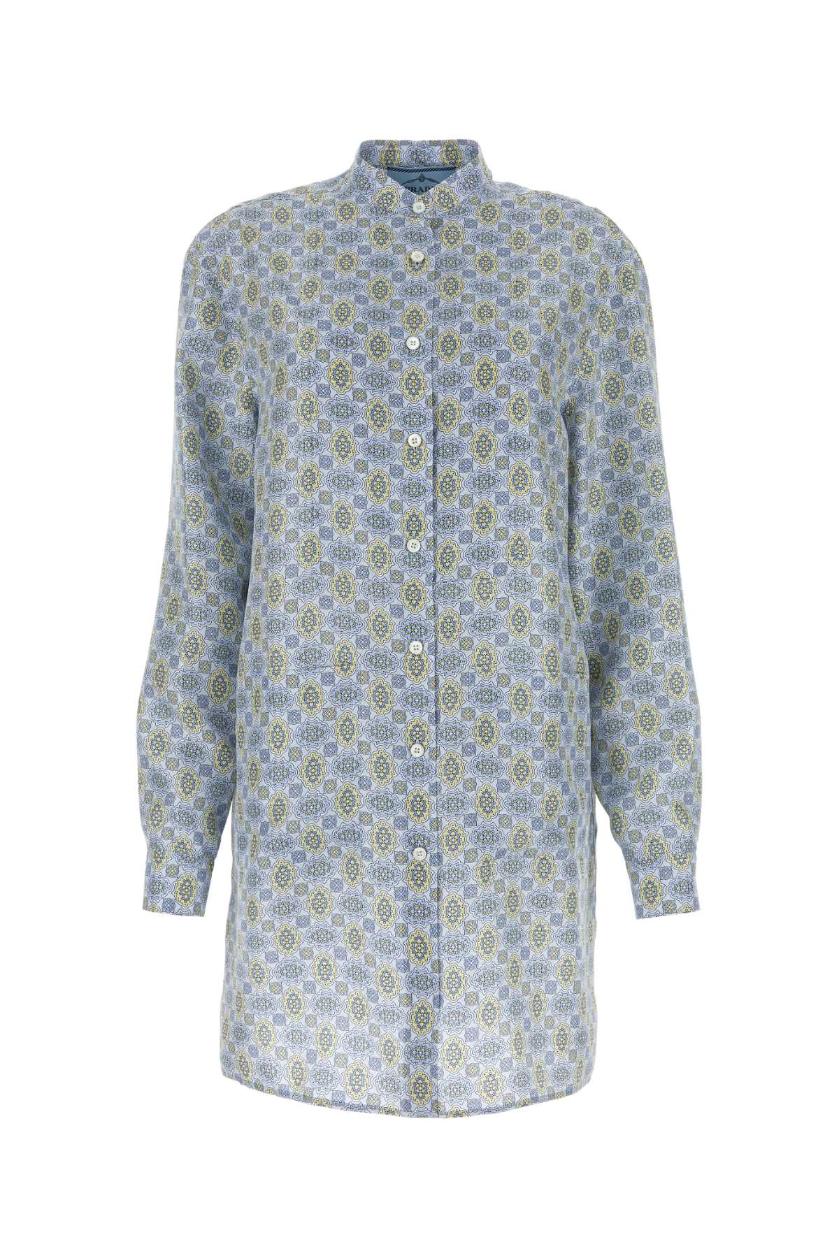 Prada Women Printed Silk Shirt Dress by Luosophy