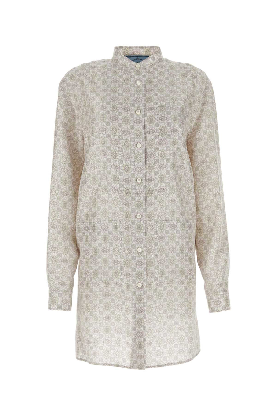 Prada Women Printed Silk Shirt Dress by Luosophy