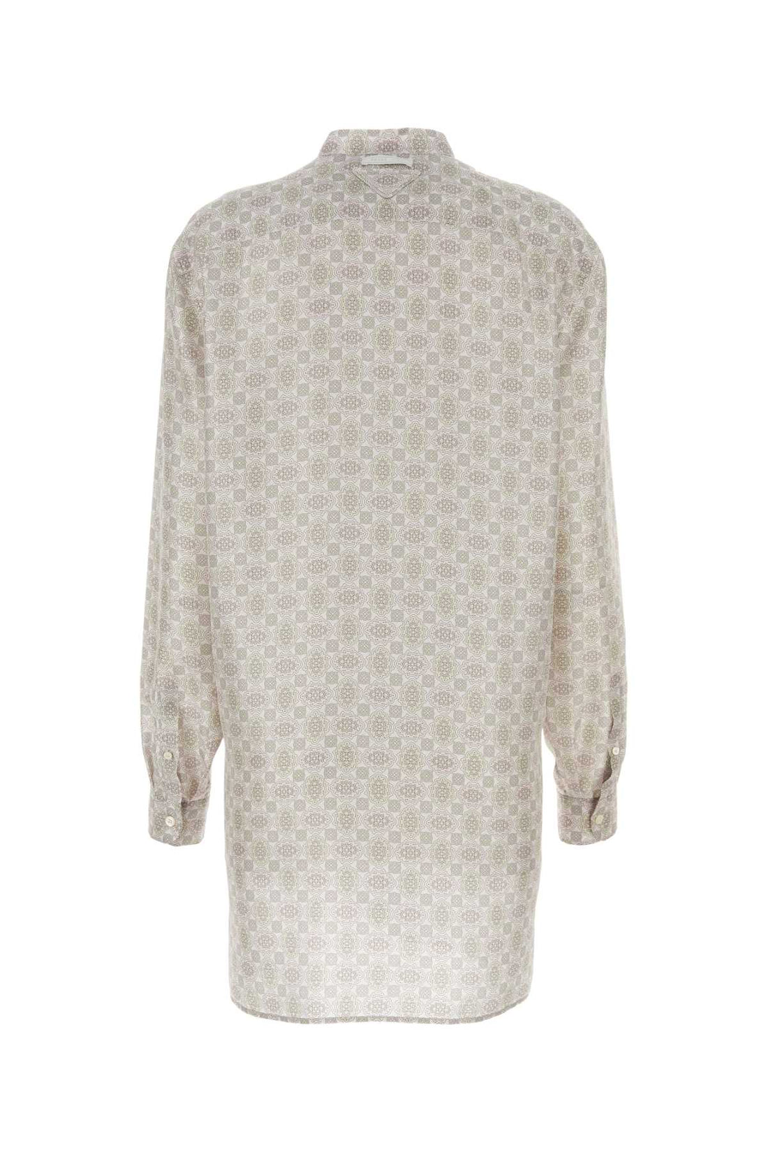 Prada Women Printed Silk Shirt Dress by Luosophy