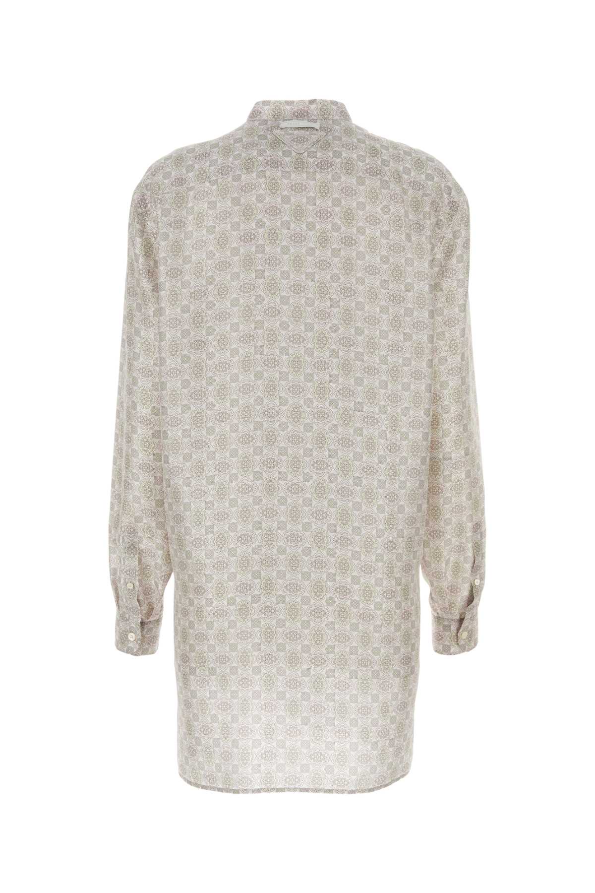 Prada Women Printed Silk Shirt Dress by Luosophy