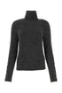 Isabel Marant Women Anthracite Nylon Blend Malo Sweater by Luosophy