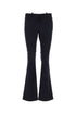 Off White Women Midnight Blue Wool Pant by Luosophy