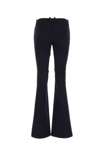 Off White Women Midnight Blue Wool Pant