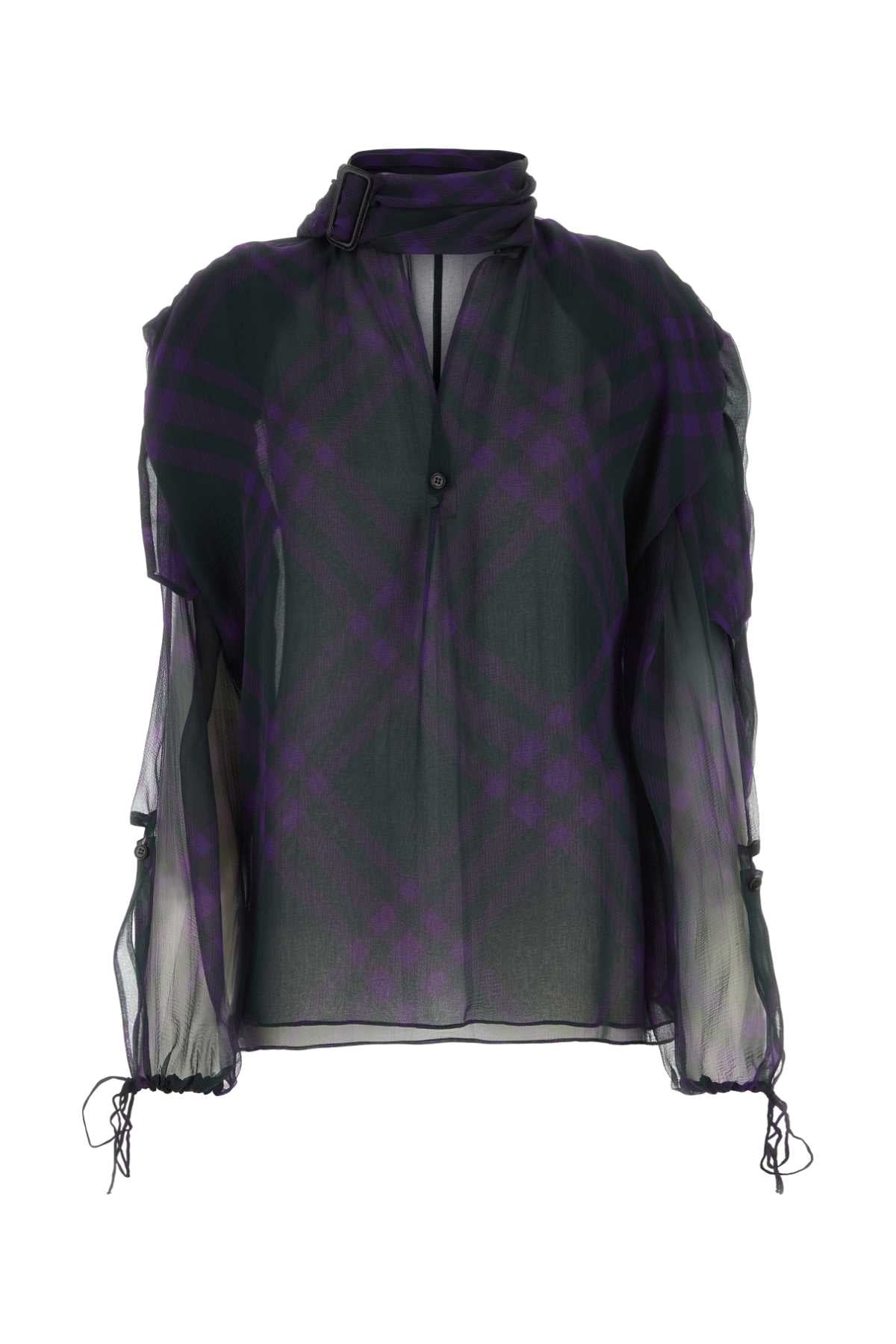 Burberry Women Printed Crepe Blouse by Luosophy
