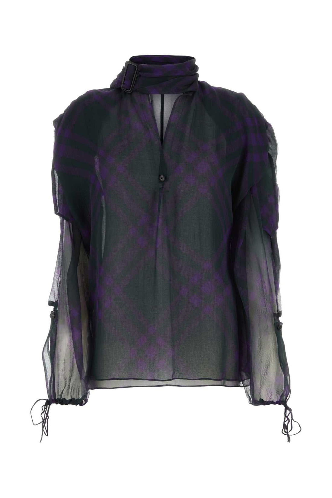 Burberry Women Printed Crepe Blouse