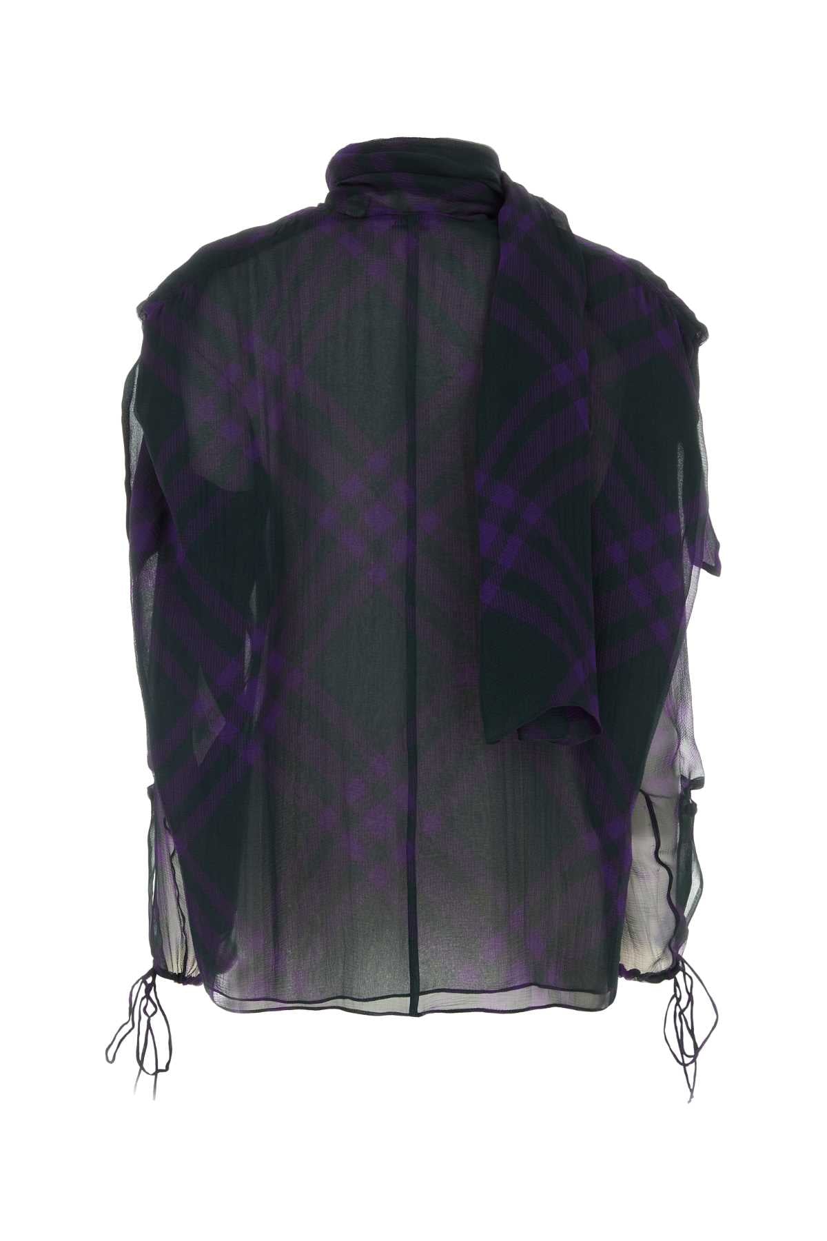 Burberry Women Printed Crepe Blouse by Luosophy