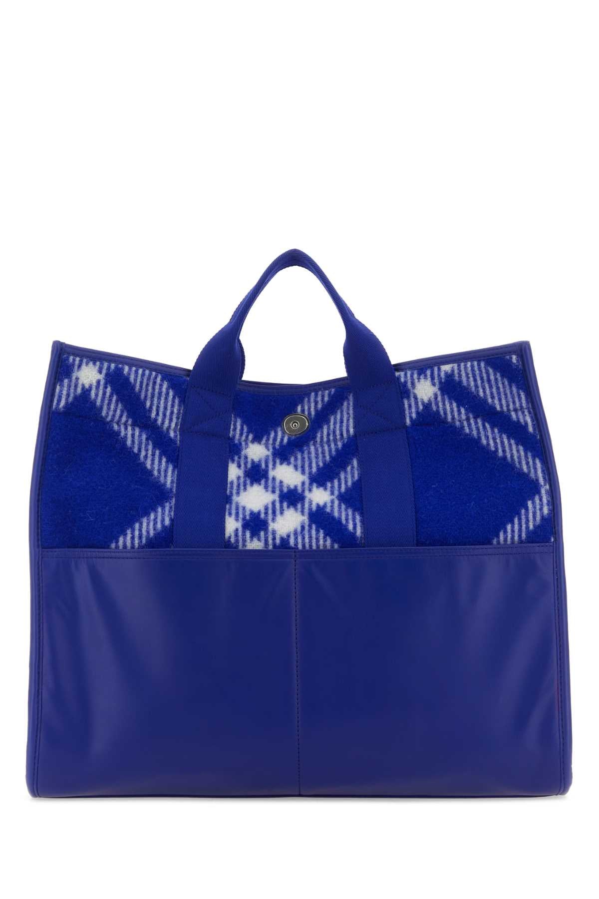 Burberry Men Embroidered Fabric Knight Shopping Bag by Luosophy