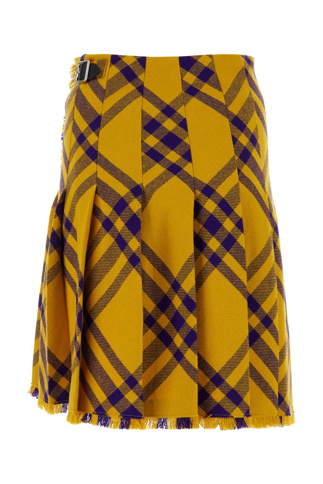 Burberry Women Embroidered Wool Skirt