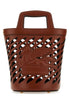 Etro Women Brown Leather Coffa Bucket Bag by Luosophy