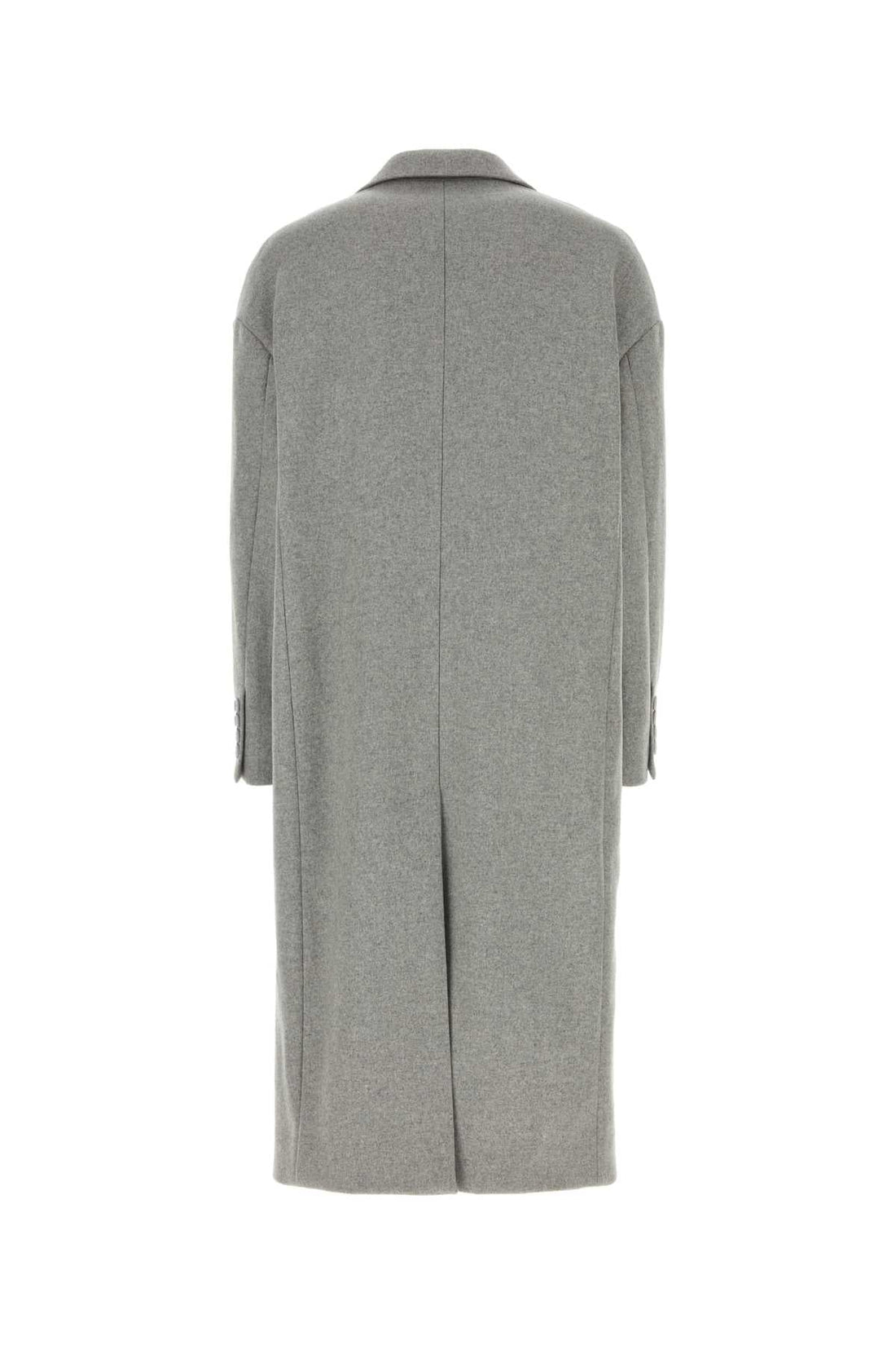 Dolce &amp; Gabbana Men Grey Wool Blend Coat by Luosophy