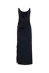 Fendi Women Midnight Blue Satin Dress by Luosophy