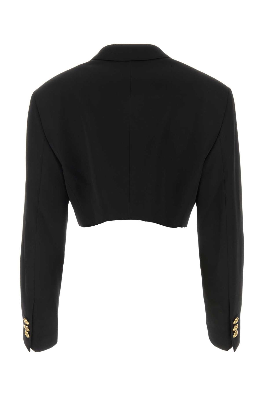 Palm Angels Women Black Polyester Blend Boyfriend Blazer