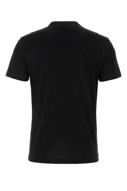 Versace Men Black Cotton T-Shirt by Luosophy