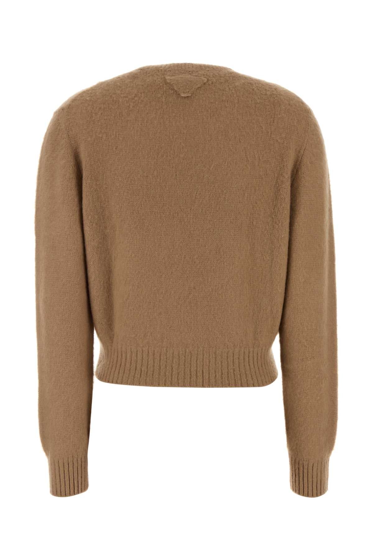 Prada Women Biscuit Cashmere Sweater by Luosophy