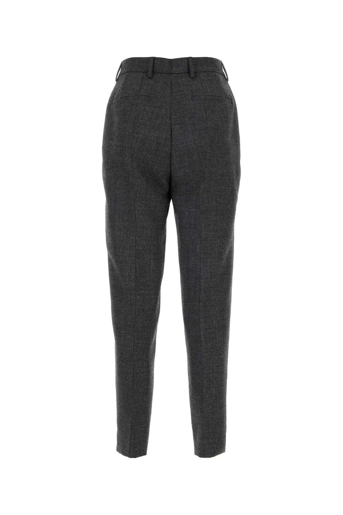 Prada Women Dark Grey Wool Pant by Luosophy