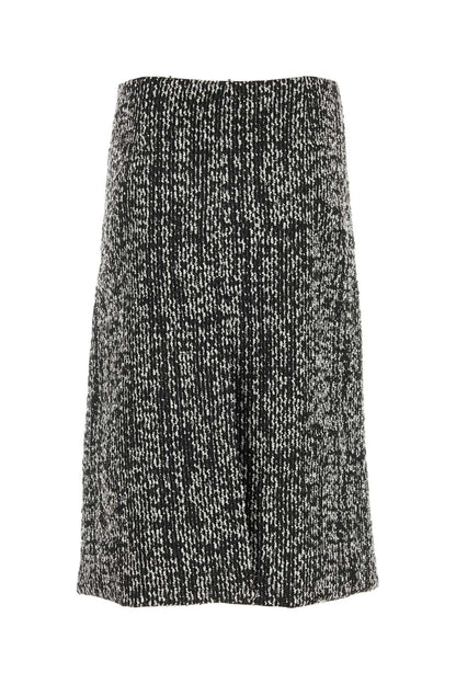 Lanvin Women Two-Tone Boucle Skirt